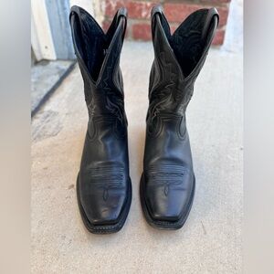 Ariat Men's Black Leather Western Boots